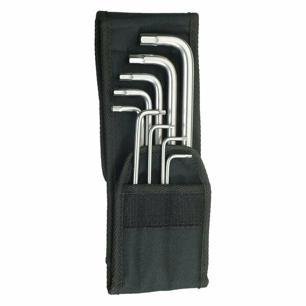 Posdatas SAE Imperial Stainless Steel L Hex Key Set - 9 Piece PO3256156